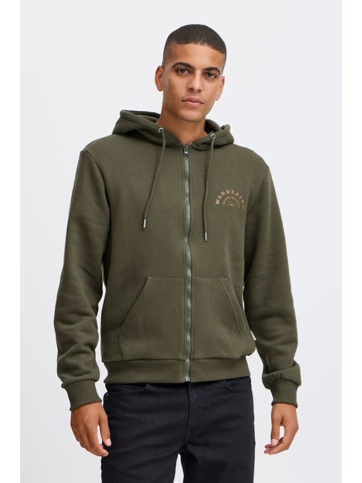 

Толстовка BLEND Sweatjacke BHSweatshirt 20717190 lässige Kapuzensweatjacke, оливковый