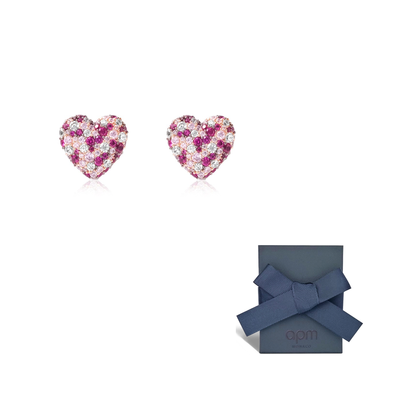 

Apm Monaco Серьги-гвоздики из 925 стерлингового серебра женские fuchsia