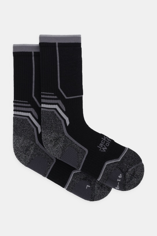 

Носки TREK из шерсти мериноса Jack Wolfskin, черный
