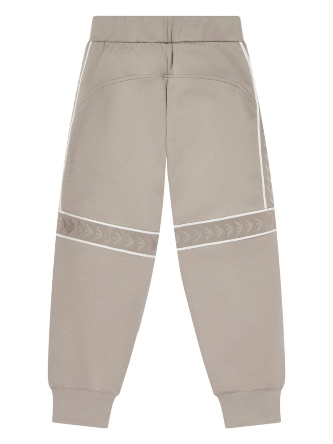 

Emporio Armani Kids брюки с логотипом на ленте, нейтральный цвет