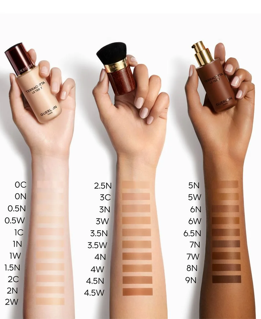 Терракотовая матовая основа Le Teint GUERLAIN, 9n темно-skin with neutral бежевый undertones — фото 3