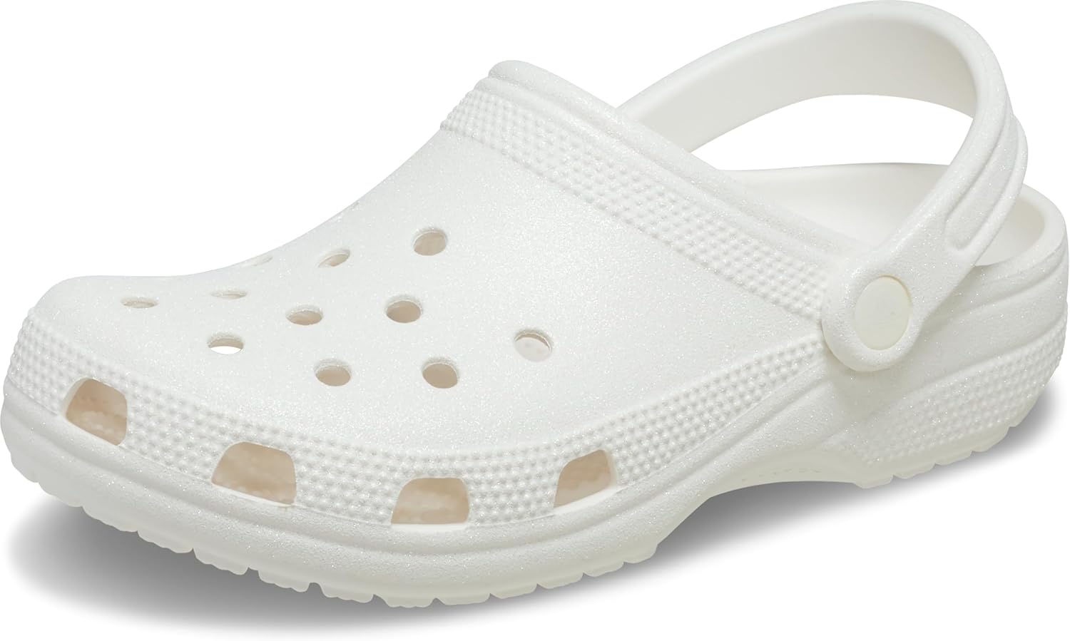 

Унисекс сабо Crocs Classic с блестками, белый
