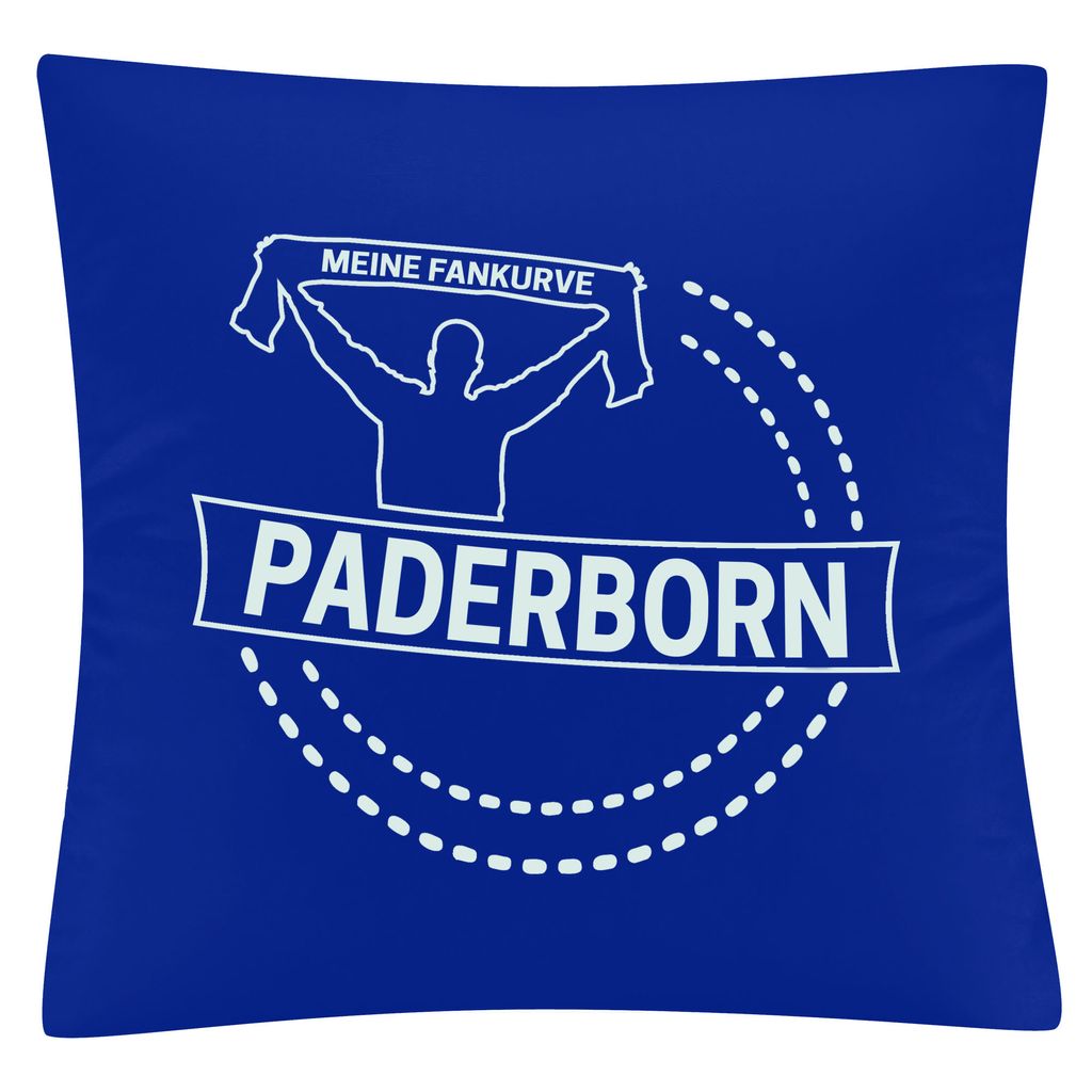 

Чехол на подушку multifanshop - Paderborn - My Fan Curve, синий, размер один размер