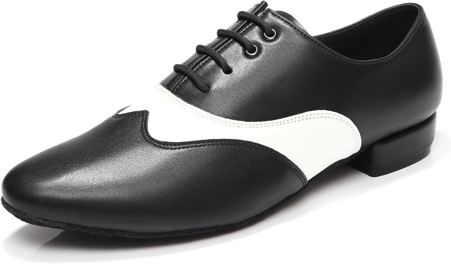 

Мужские танцевальные туфли для бальных танцев со шнуровкой, низкий каблук, латина, сальса, танго, современный танец, практика Zyxwvu, белый