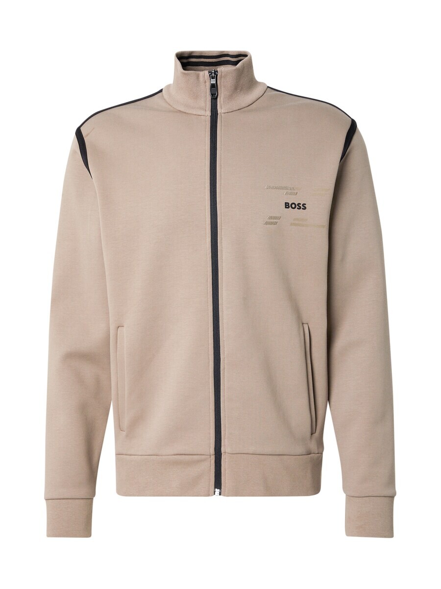 

Куртка на молнии BOSS Zip-Up Hoodie Skaz Tape, хаки