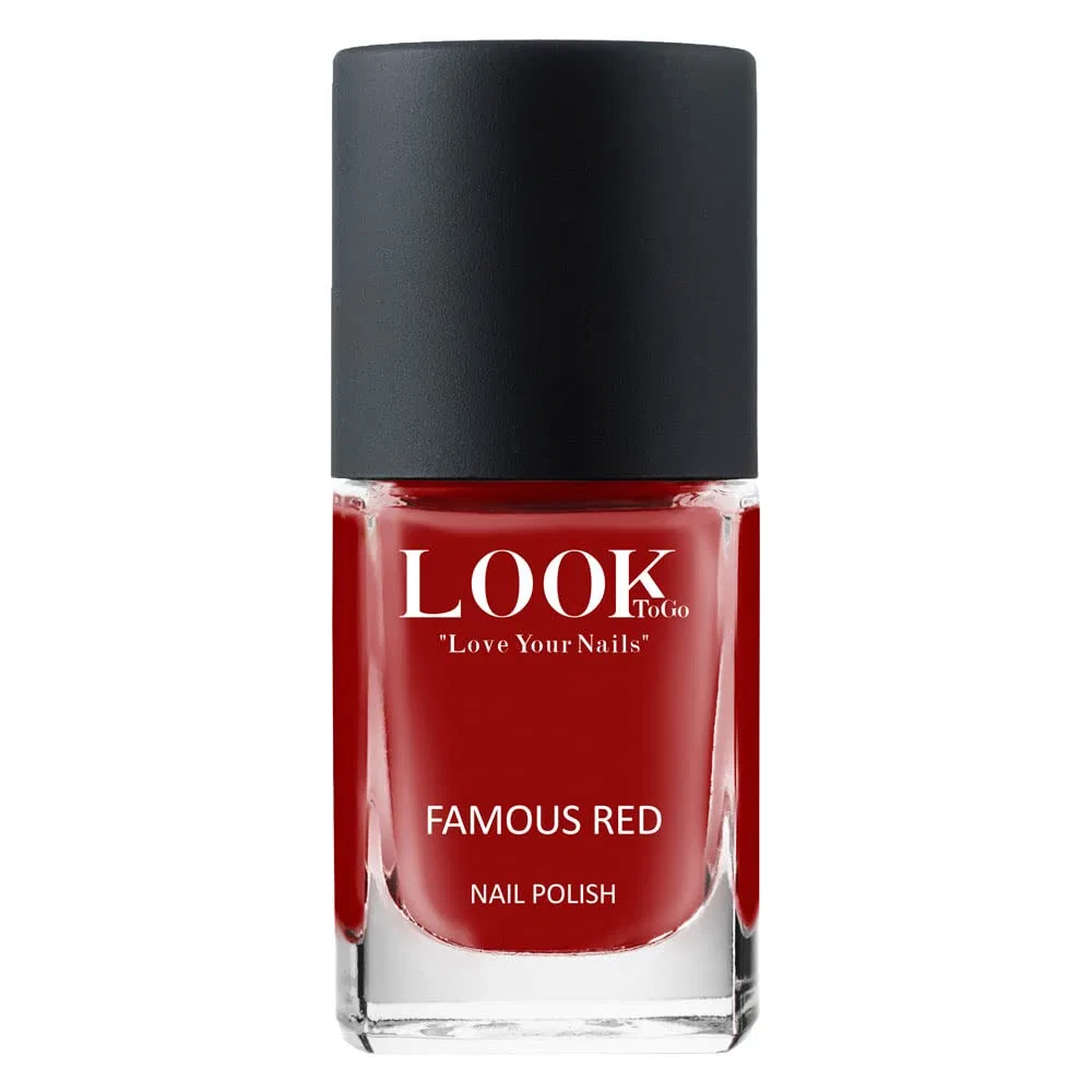 Веганский лак для ногтей «Famous Red» от Look to go Look To Go