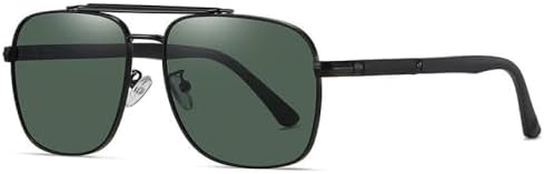 

Мужские солнцезащитные очки для женщин, солнцезащитные очки квадратной оправы, защита от УФ-излучения UV400, для вождения, рыбалки, плавания и пляжа MTZJH, 6320black Green