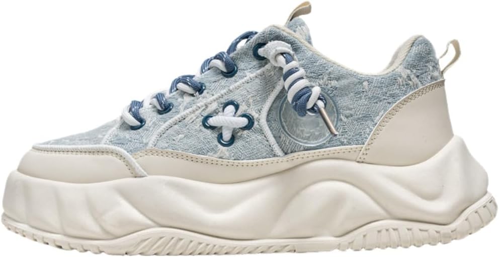 

Дышащие беговые кроссовки для мужчин, легкие слипоны, повседневные с толстой подошвой, противоскользящие, для спортзала и занятий спортом Lexamen, синий