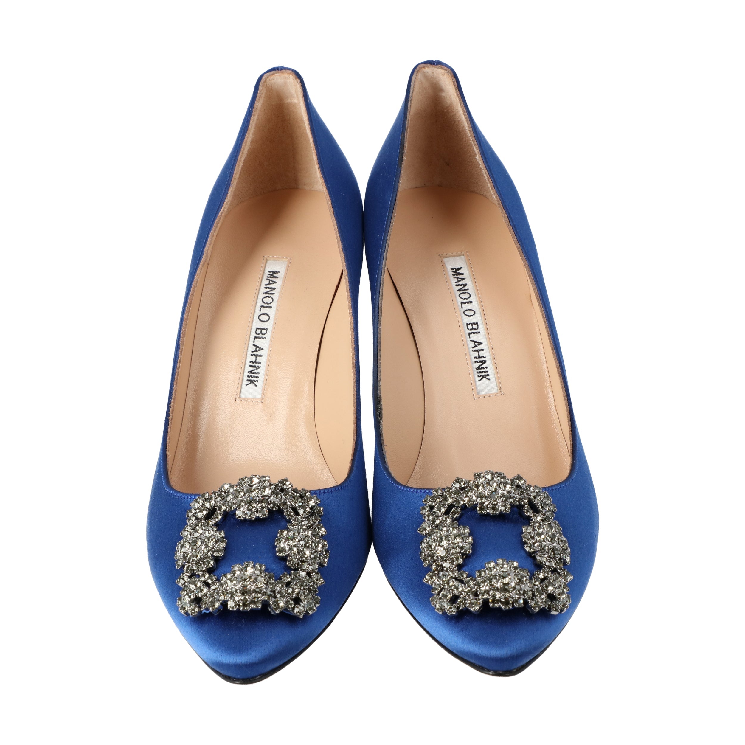 Маниоло Бланик Хангиси 070 Туфли-лодочки Голубые Manolo Blahnik — фото 4