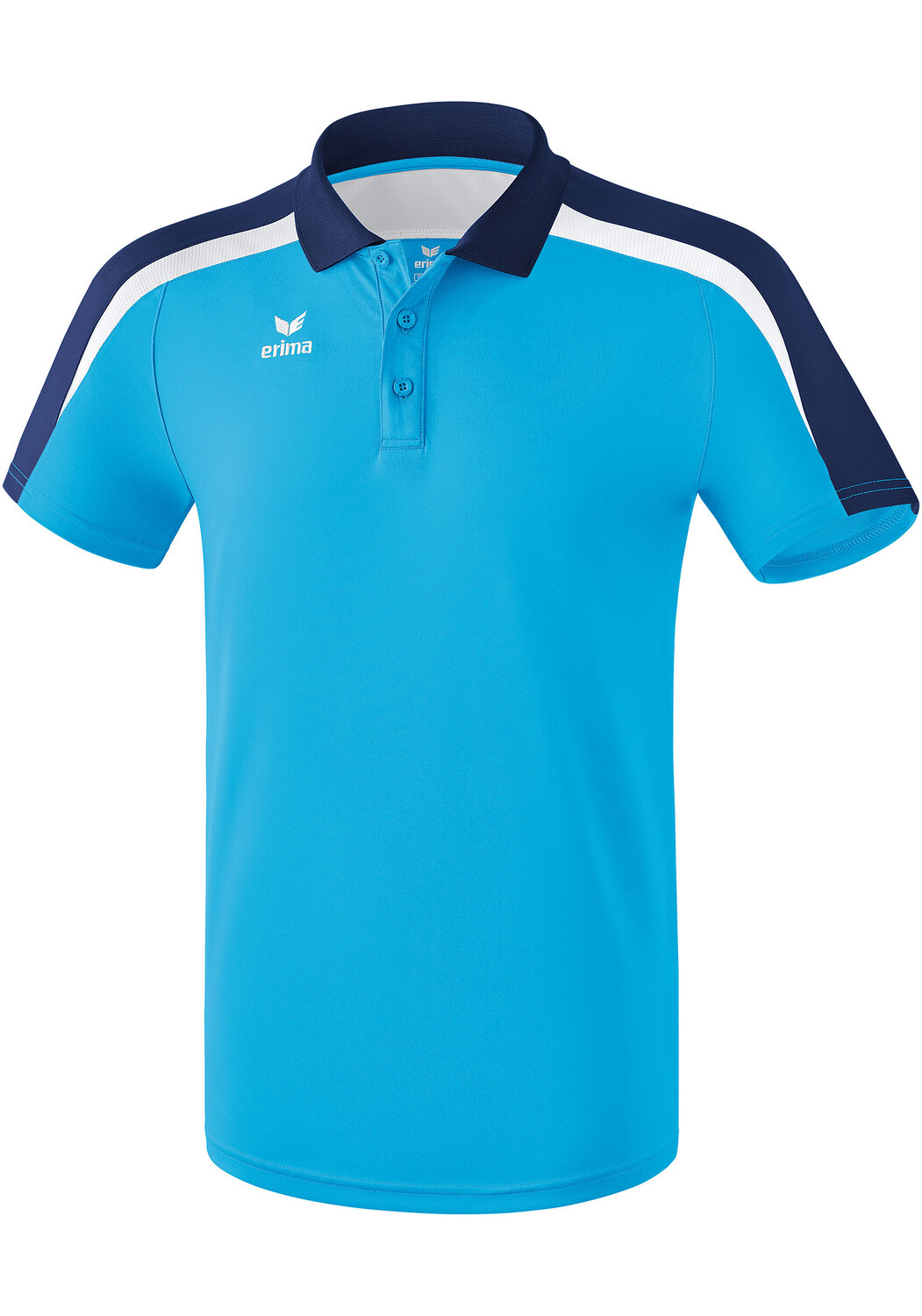 

Поло erima Liga 2.0, цвет curacao/new navy/weiss
