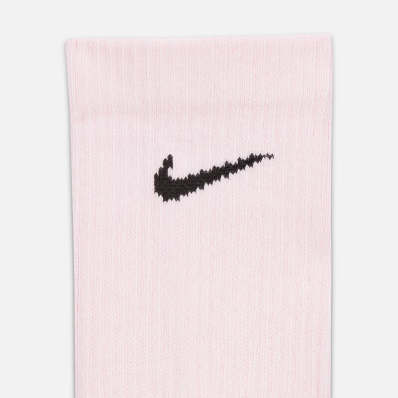 Унисекс носки Mid Calf Nike, 1 set 6 pack (cobalt bliss/черный/светло-lemon зеленый/черный/foam розовый/черный) — фото 4
