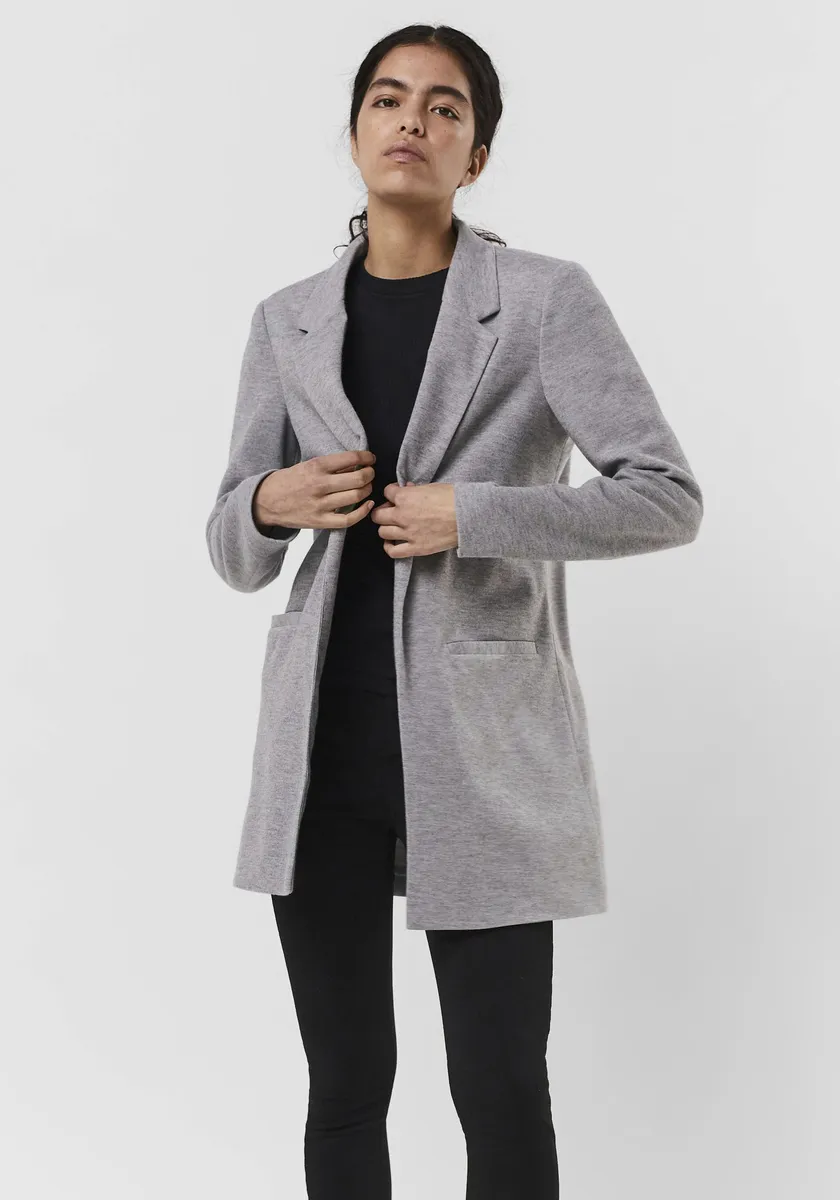 

Блейзер Vero Moda из джерси "VMVERINA LS LONG BLAZER", серый