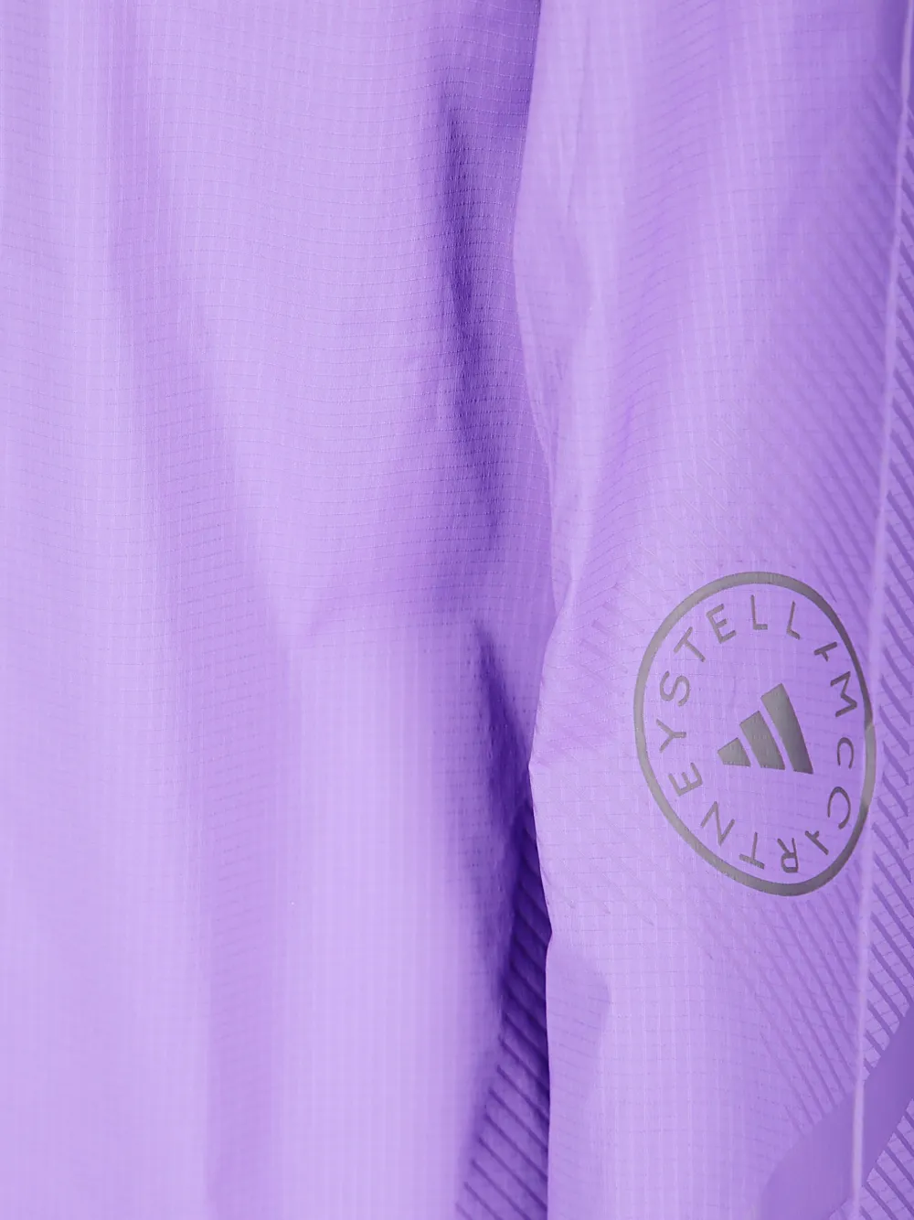 Спортивная куртка на молнии с капюшоном adidas by Stella McCartney, фиолетовый — фото 3