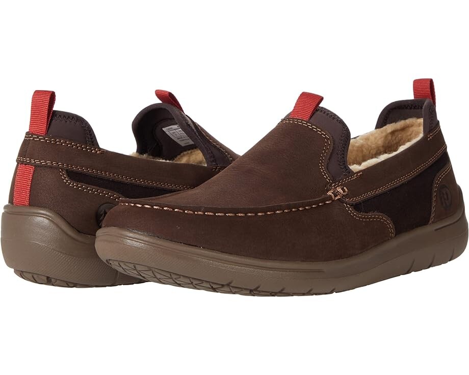 

Домашняя обувь Dunham Fitsmart Slipper, цвет Dark Brown Nubuck