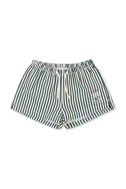 Плавки детские с принтом Seer Asnou Short Swimshorts GRS Konges Sløjd, бирюзовый