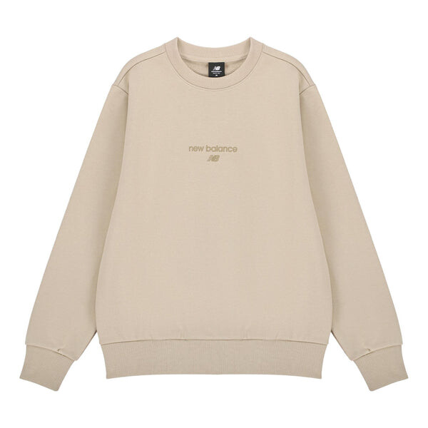 

Толстовка New Balance Solid Color Round Neck Sports Pullover Khaki, хаки