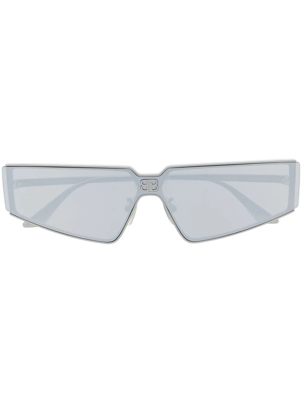 

Солнцезащитные очки Shield 2.0 Balenciaga Eyewear, серебяный