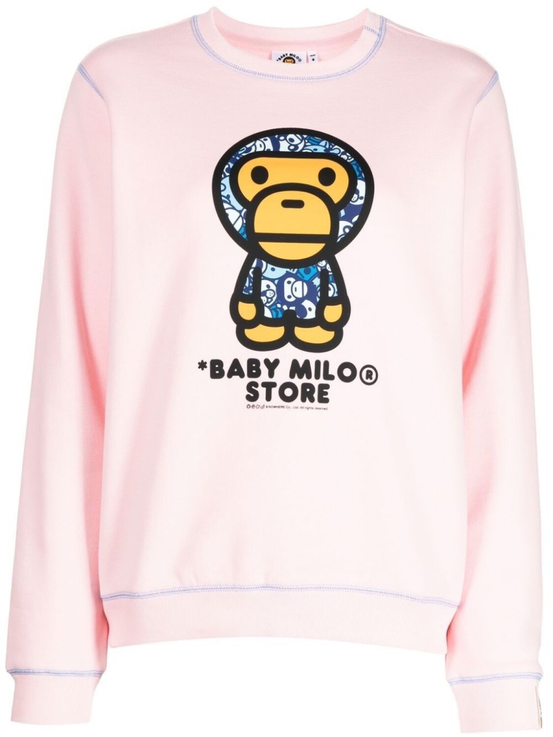 

Толстовка с логотипом *BABY MILO STORE BY *A BATHING APE, розовый
