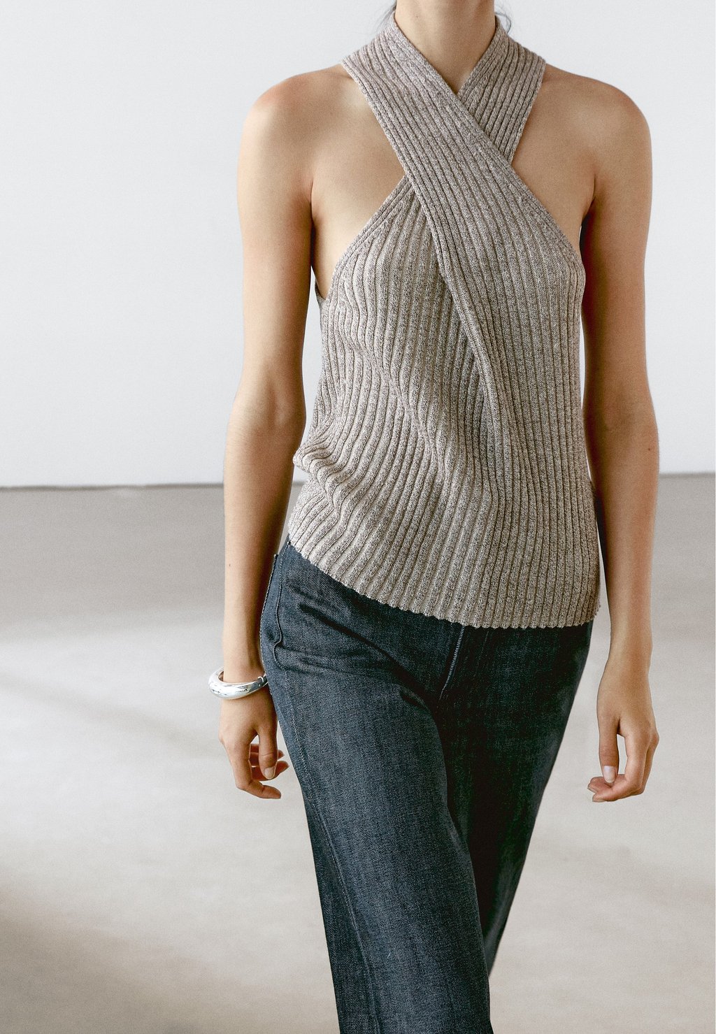 

Топ BLEND CROSSOVER Massimo Dutti, Sand