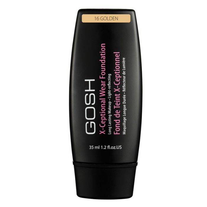 

Тональная основа X-Ceptional Wear Base de maquillaje Gosh, 16 Golden