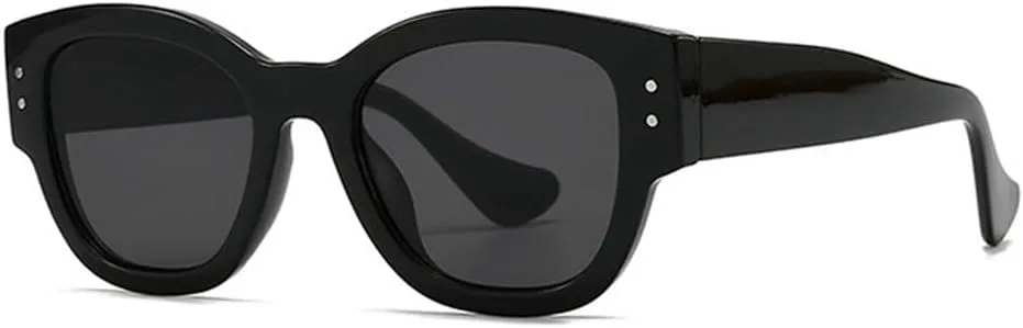 

Ретро солнцезащитные очки для женщин с заклепками, градиентные линзы, защита от УФ-излучения UV400, мужские солнцезащитные очки в стиле панк generic, Black Grey