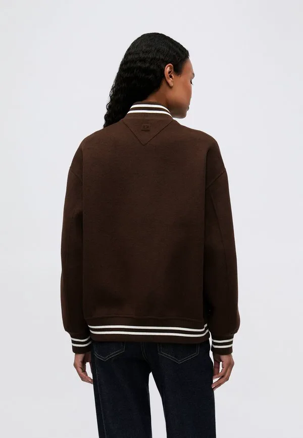 Двусторонняя шерстяная куртка-бомбер Tommy Hilfiger, Legacy Brown — фото 3