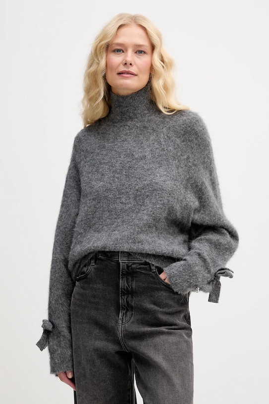 

Свитер из смесовой шерсти Aniye By, серый