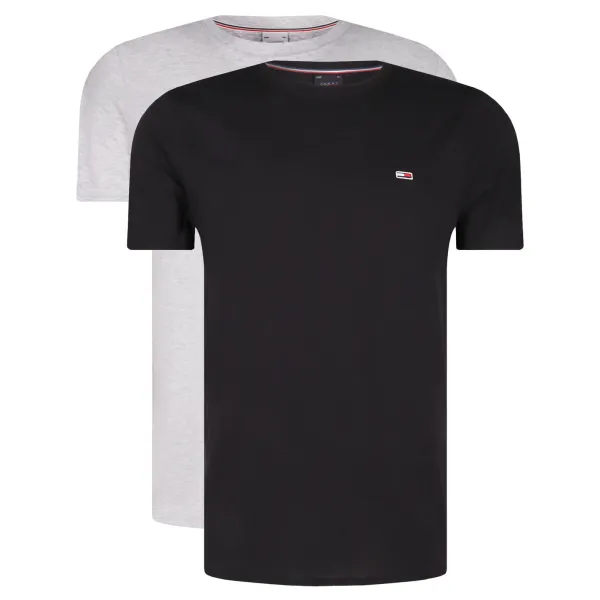 

Комплект из двух футболок приталенного кроя Tommy Hilfiger, серый