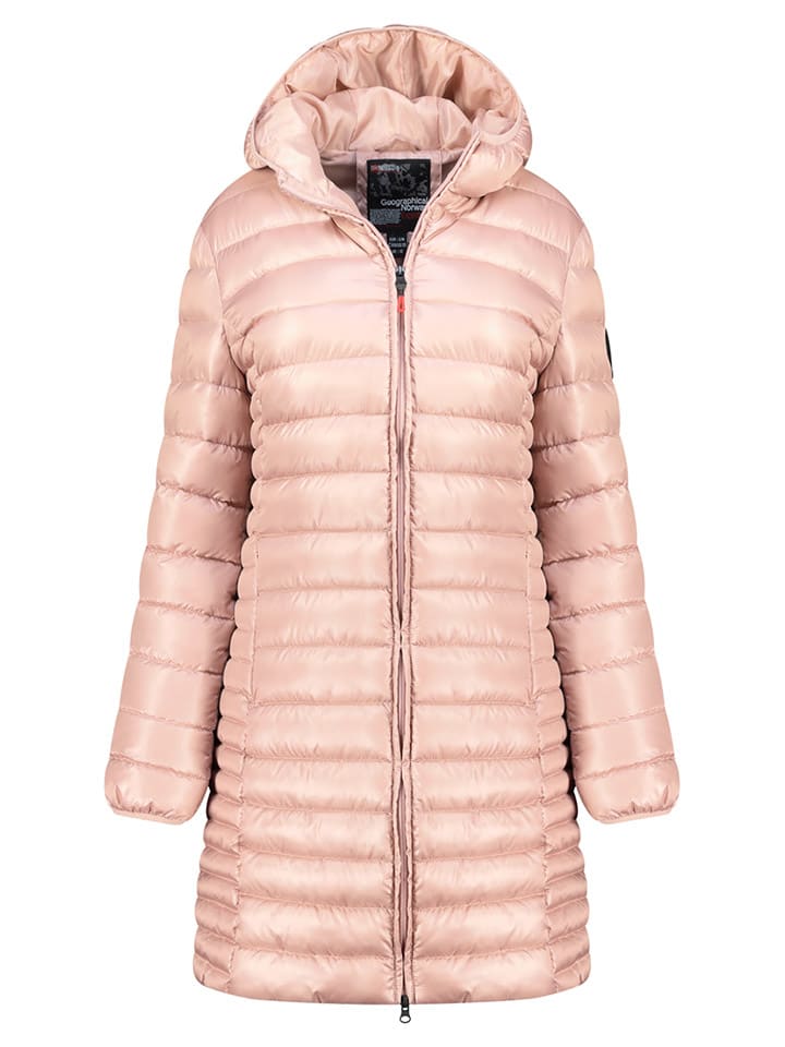 

Geographical Norway Стеганое пальто "Анси" розового цвета