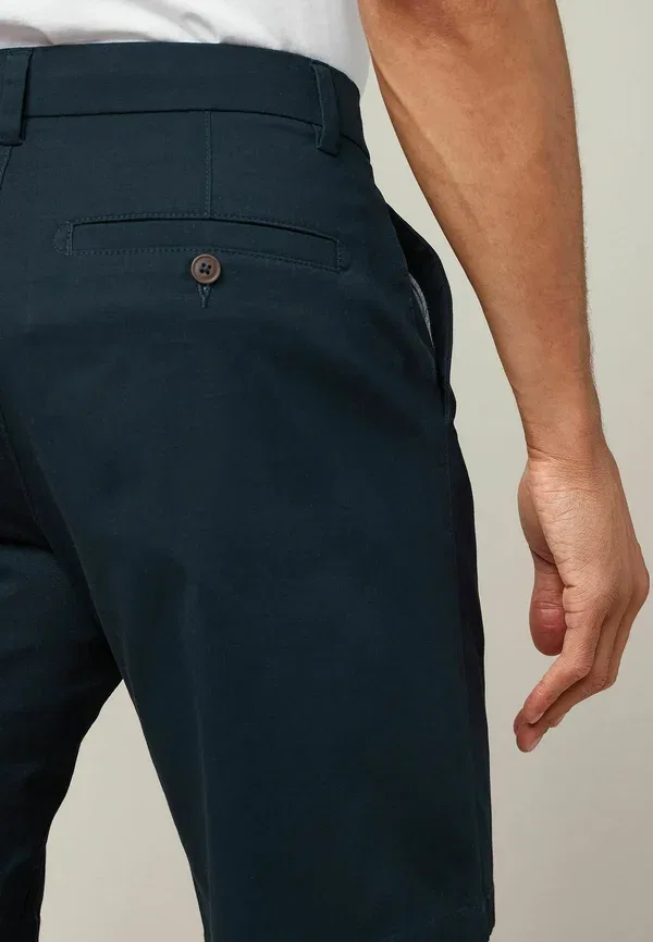 Шорты чинос Relaxed fit stretch Next, navy blue, темно-синий — фото 4
