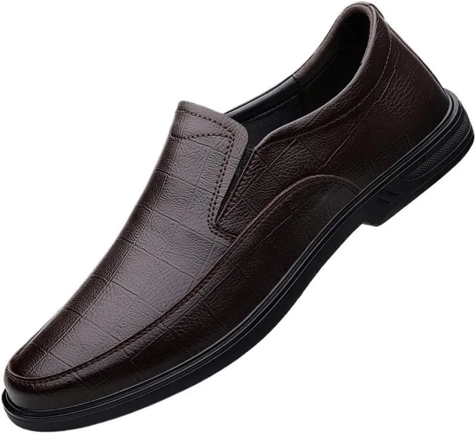 Лоферы кожаные Cow Leather Oxford, Brown UOPYNE