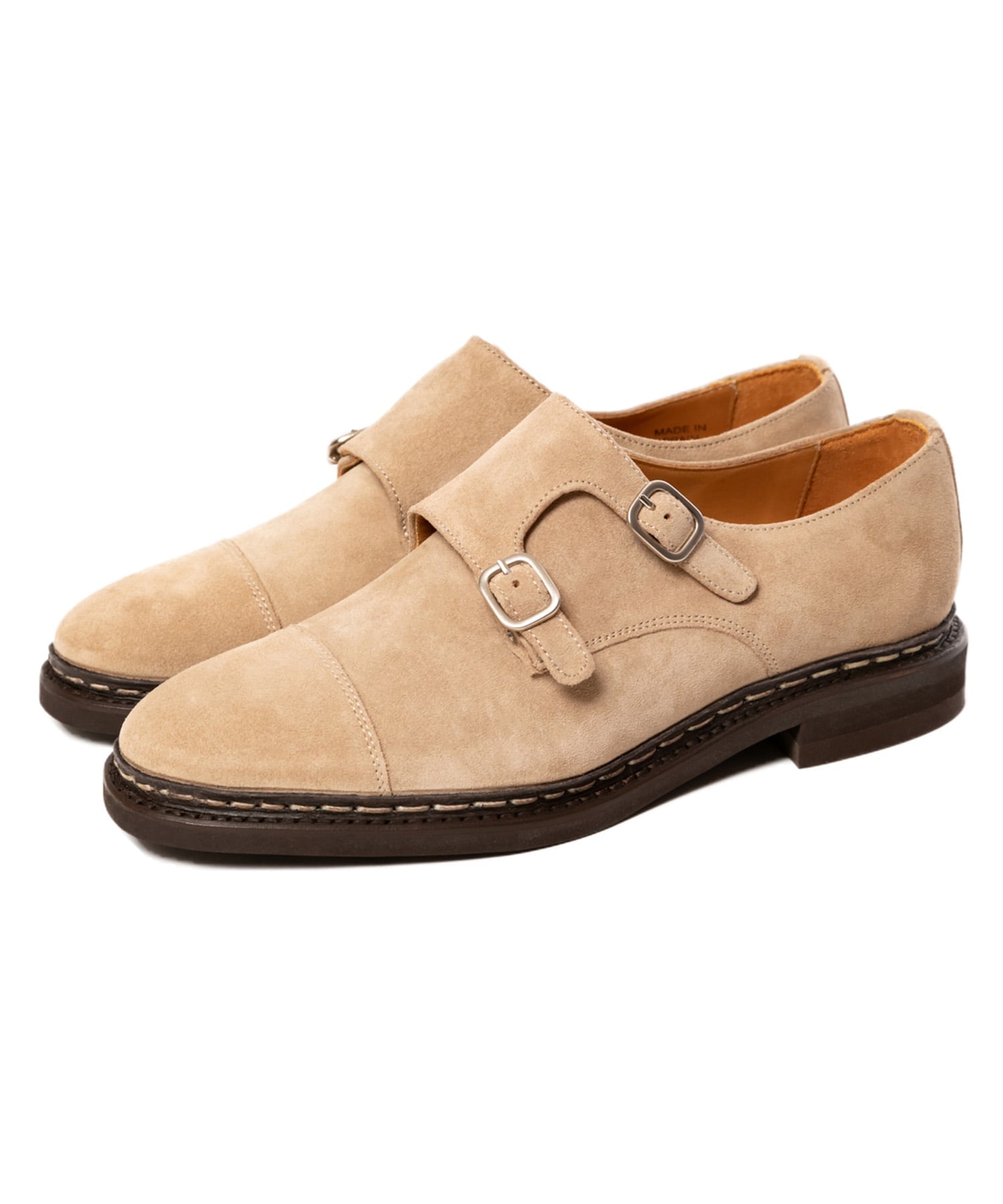 Туфли двойная пряжка Berwick1707, beige