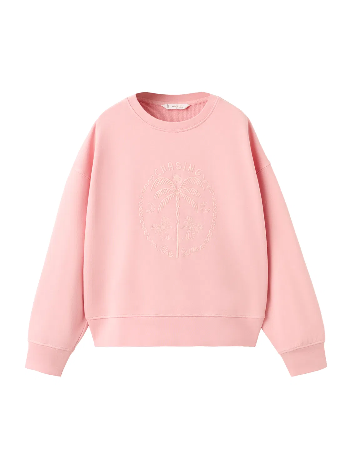 Толстовка 'CHASING' Mango Kids, Rose