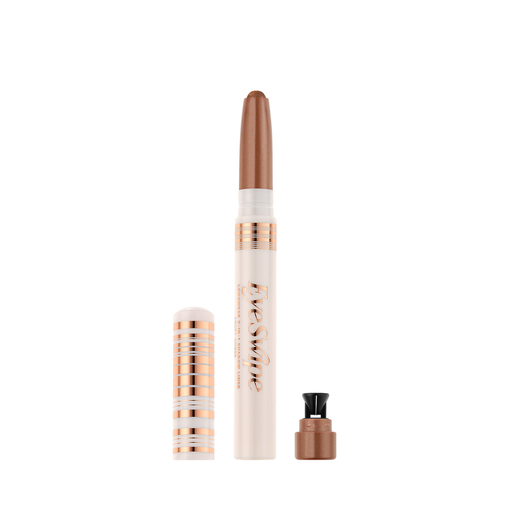 

Стойкие тени для век и подводка для глаз в одном средстве eye swipe longwear 2-in-1 shadow liner Zoeva, цвет lucky amber, вес 1.4 гр.