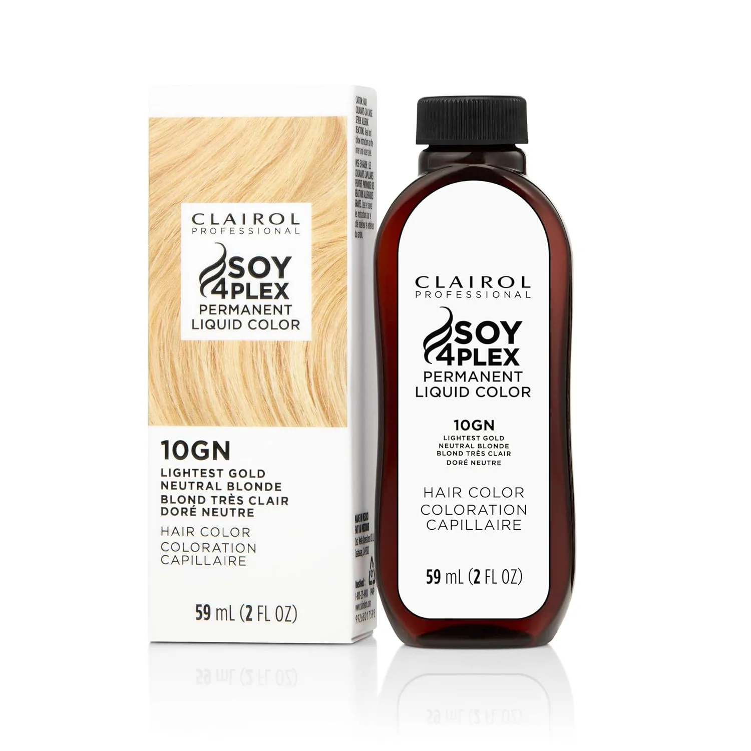 Стойкий цвет волос Clairol Professional Liquicolor для очень светлого блонда/ультратонда с полным закрашиванием седины | Упаковка может отличаться, 10gn Gold Neutral Blonde