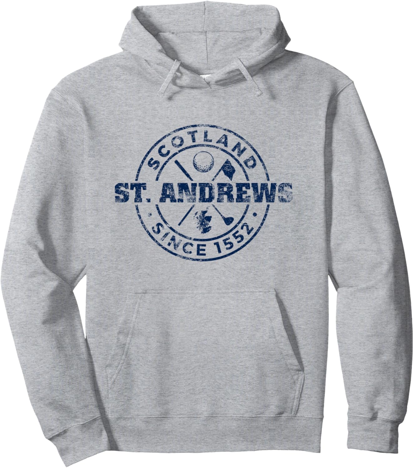 

Худи St. Andrews Scotland Golf 1552 Navy Imprint Distressed Hoodie, серого цвета Utopia Sport St. Andrews Shop, Серый, Худи St. Andrews Scotland Golf 1552 Navy Imprint Distressed Hoodie, серого цвета Utopia Sport St. Andrews Shop