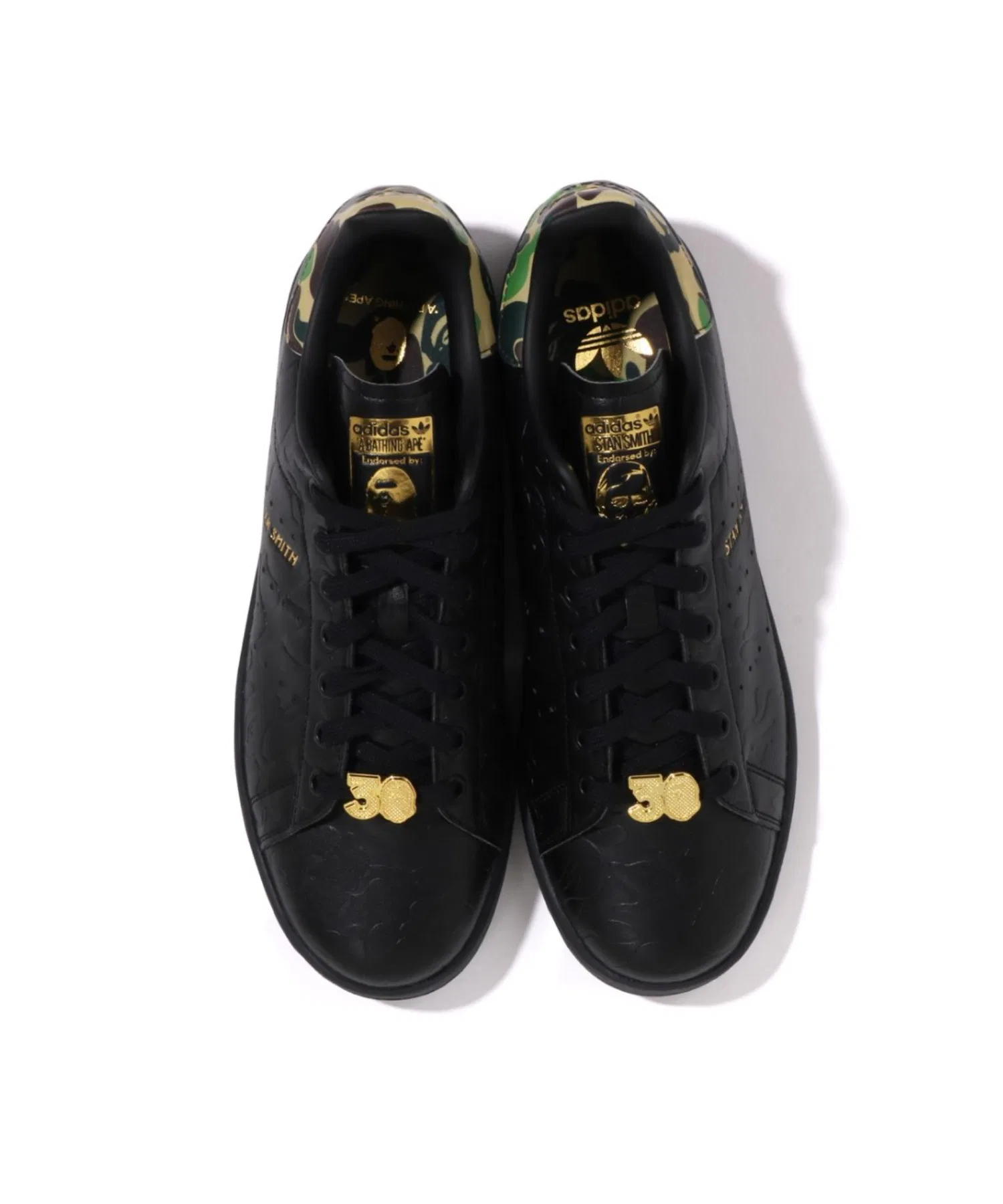 Мужские кроссовки A BATHING APE BAPE X ADIDAS STAN SMITH BAPE CAMO — фото 3
