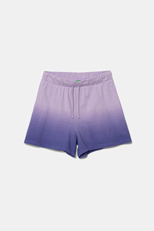 

Хлопковые детские шорты United Colors Of Benetton, фиолетовый