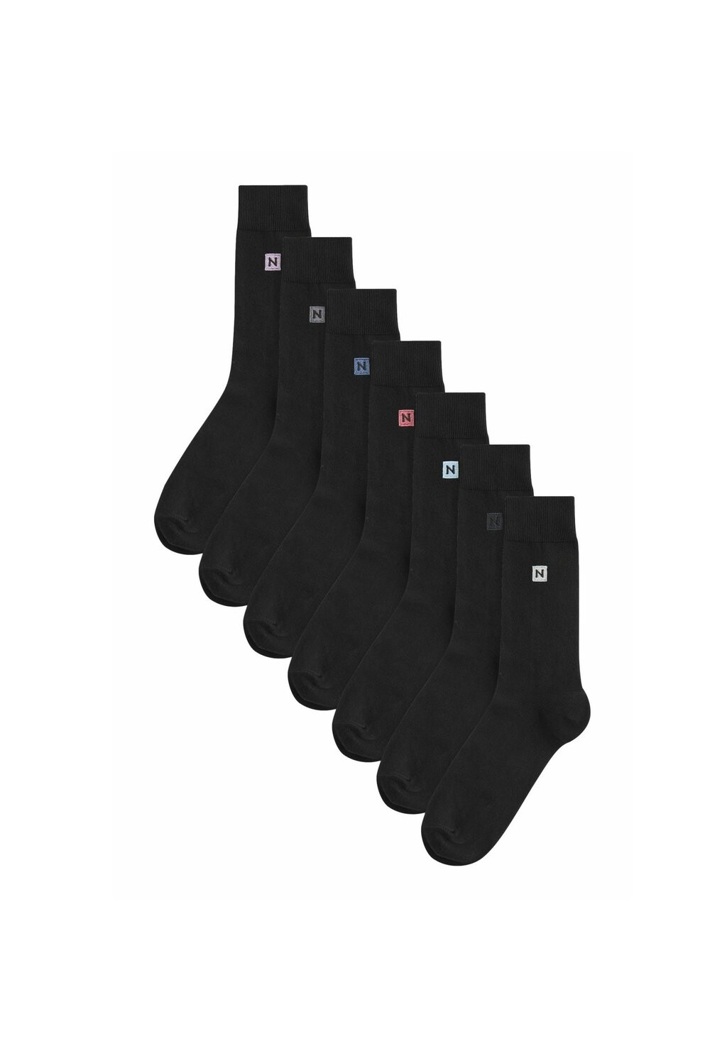 

Носки EMBROIDERED LASTING FRESH, REGULAR FIT Next, черный