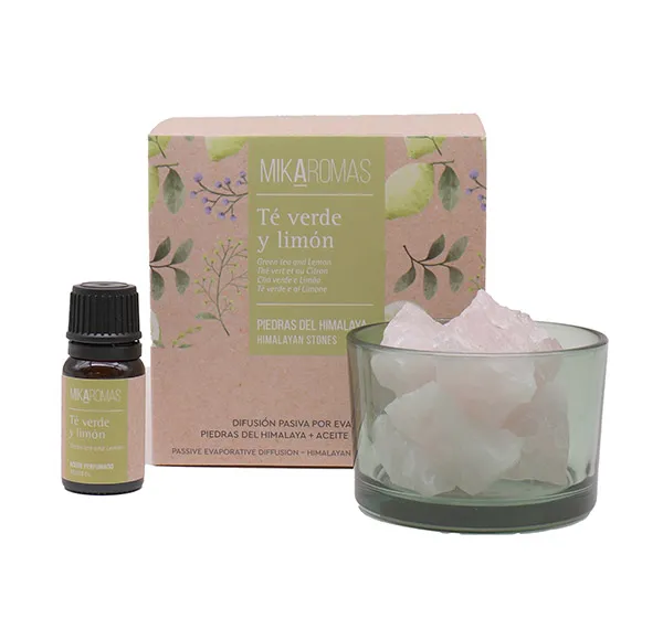 

Освежитель воздуха из гималайских камней Té Verde Y Limón Mikaromas, 1 UD