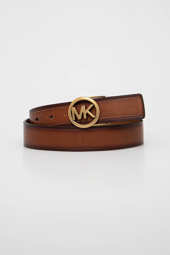 

Кожаный ремень Michael Michael Kors, коричневый