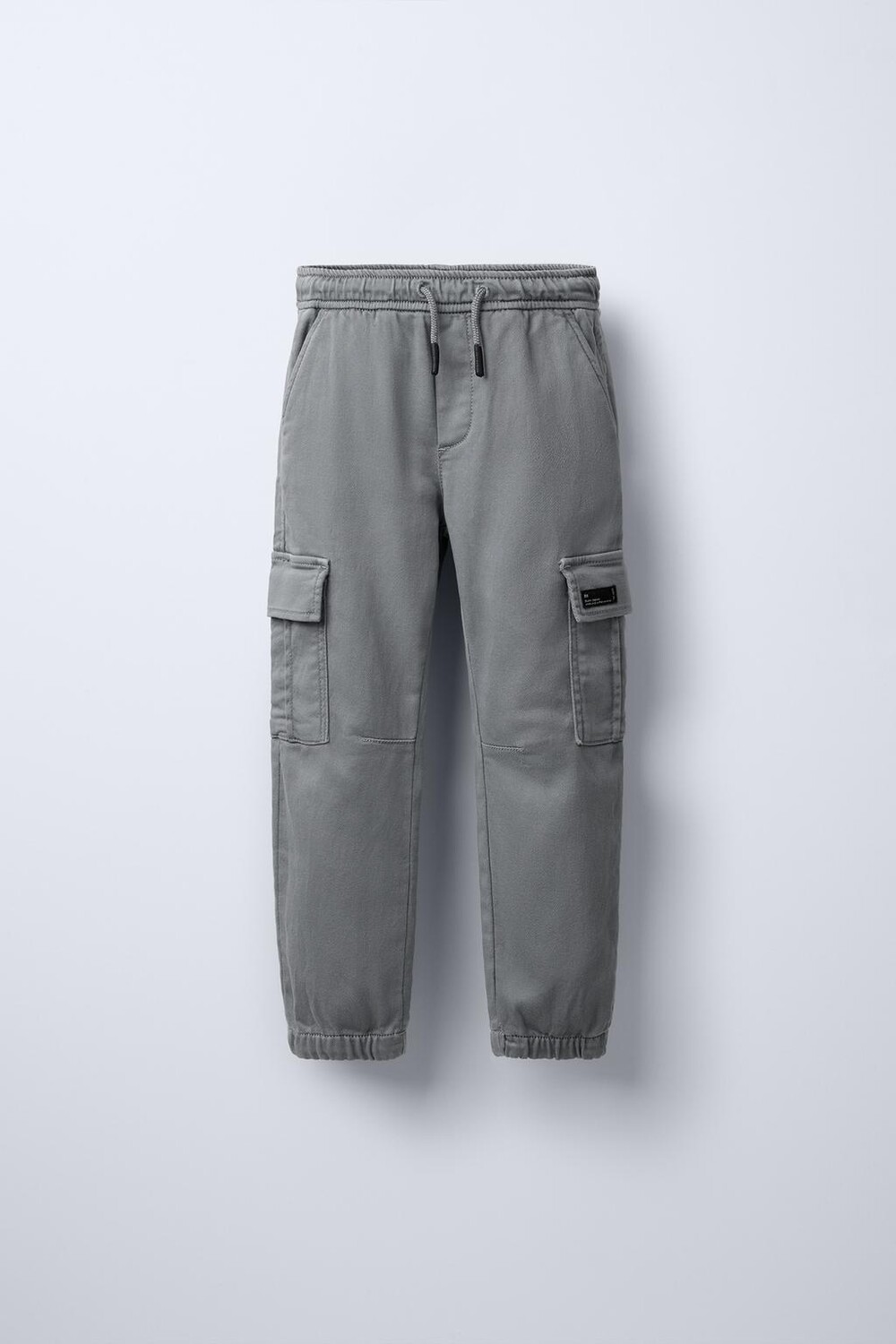 

Мягкие брюки карго ZARA, цвет Faded blue