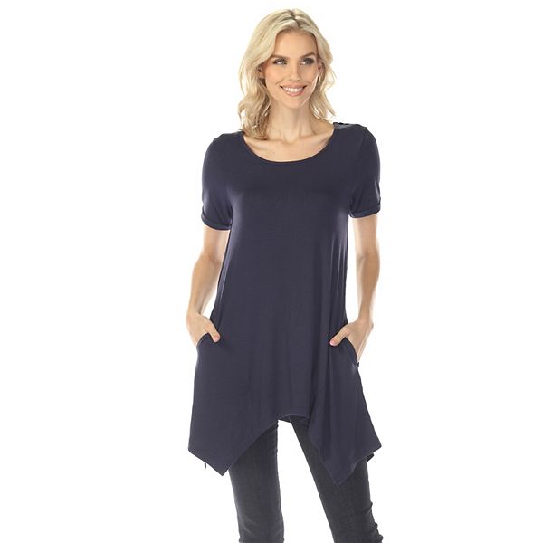 

Женская короткая блуза с рукавом 3/4 Wm Fashion, Navy