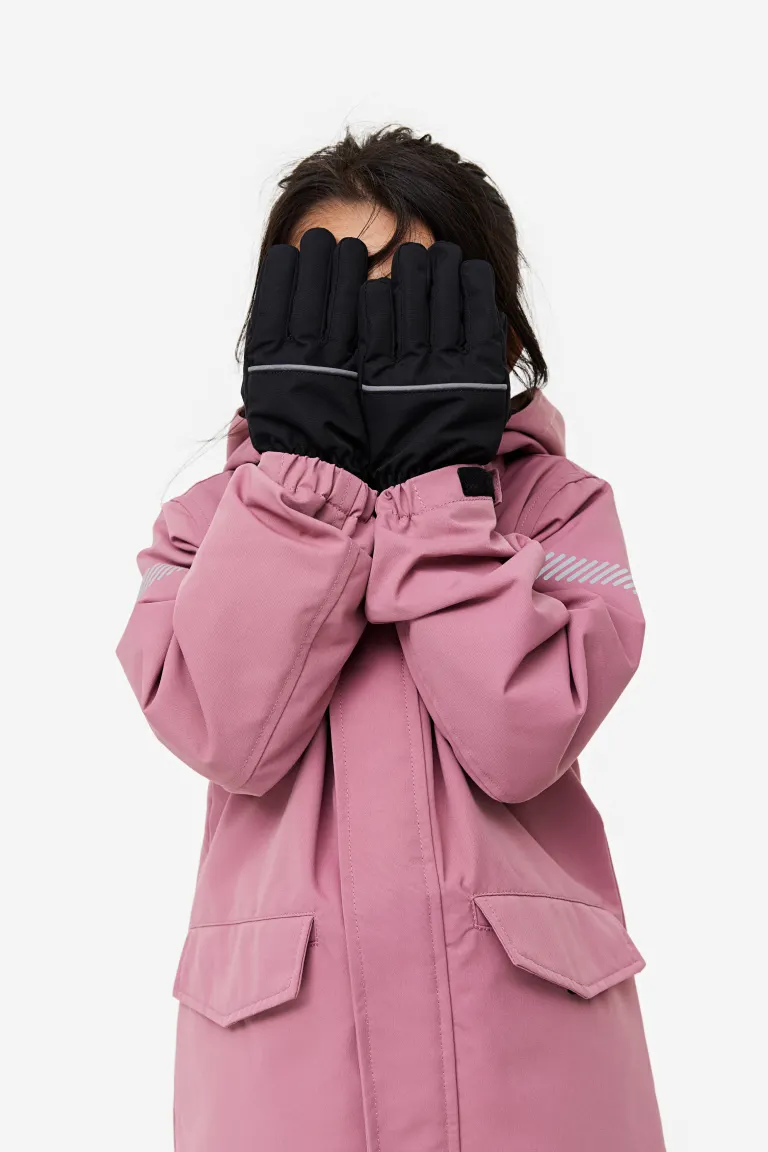 

Мембранные перчатки H&M, черный