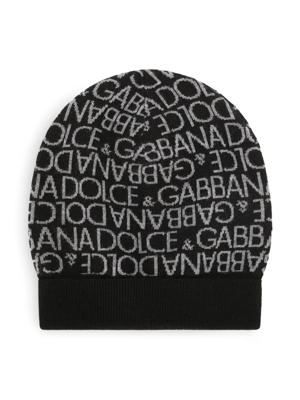 

Шапка бини с логотипом Dolce & Gabbana Kids, синий