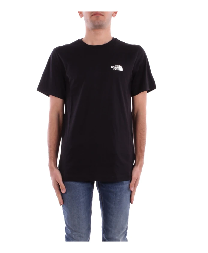 

Черная футболка с логотипом на передней части, стандартный крой. The North Face, черный