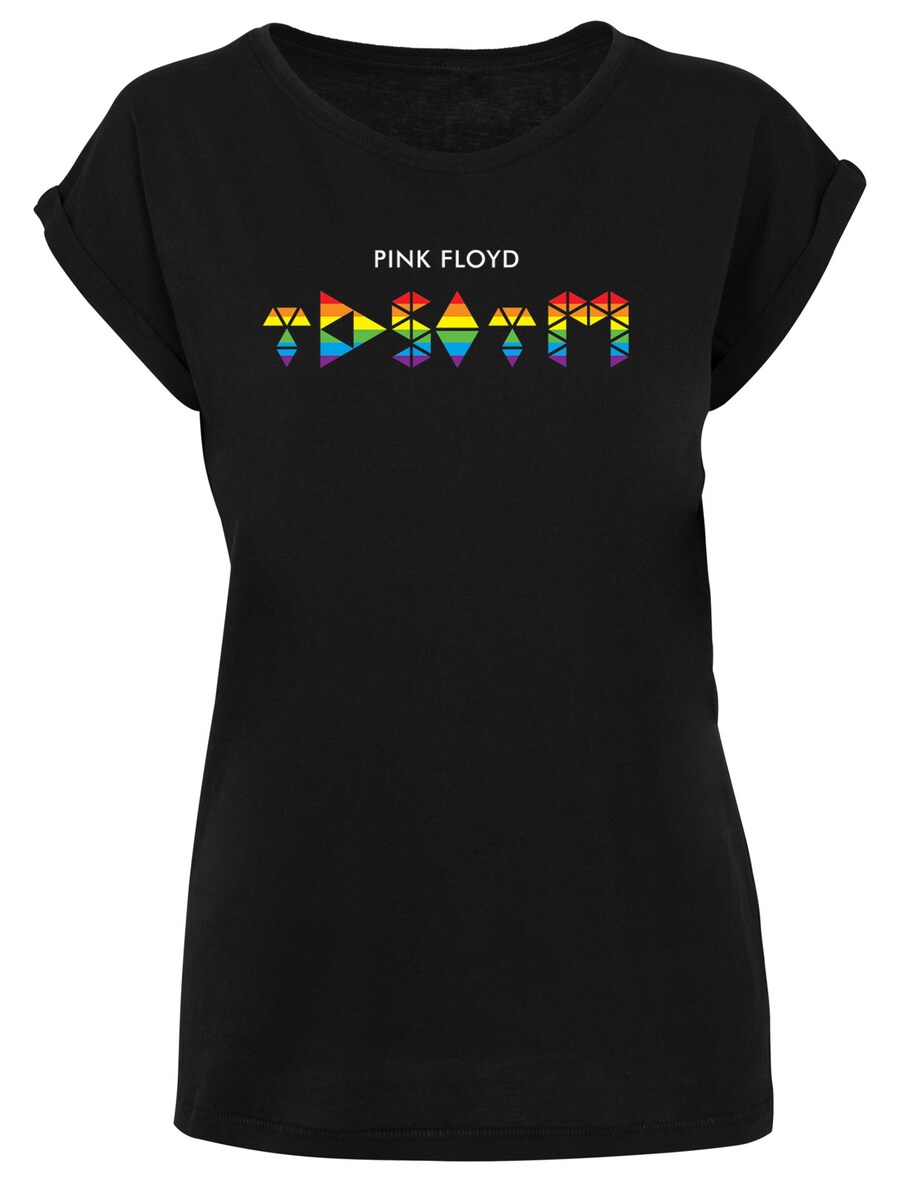 

Рубашка F4NT4STIC Pink Floyd TDSOTM Album Rainbow Regenbogen, черный