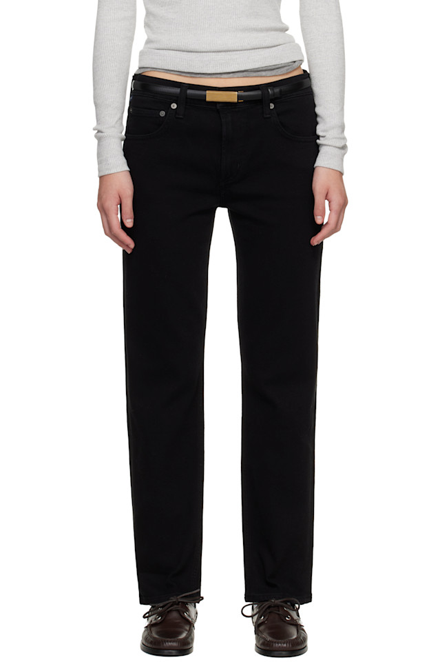 

Citizens Of Humanity Черные джинсы прямого кроя Anissa