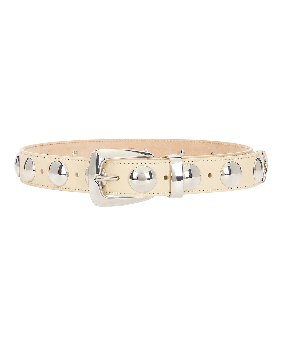 

Ремень Benny с заклепками 30 мм KHAITE, цвет Dark Ivory