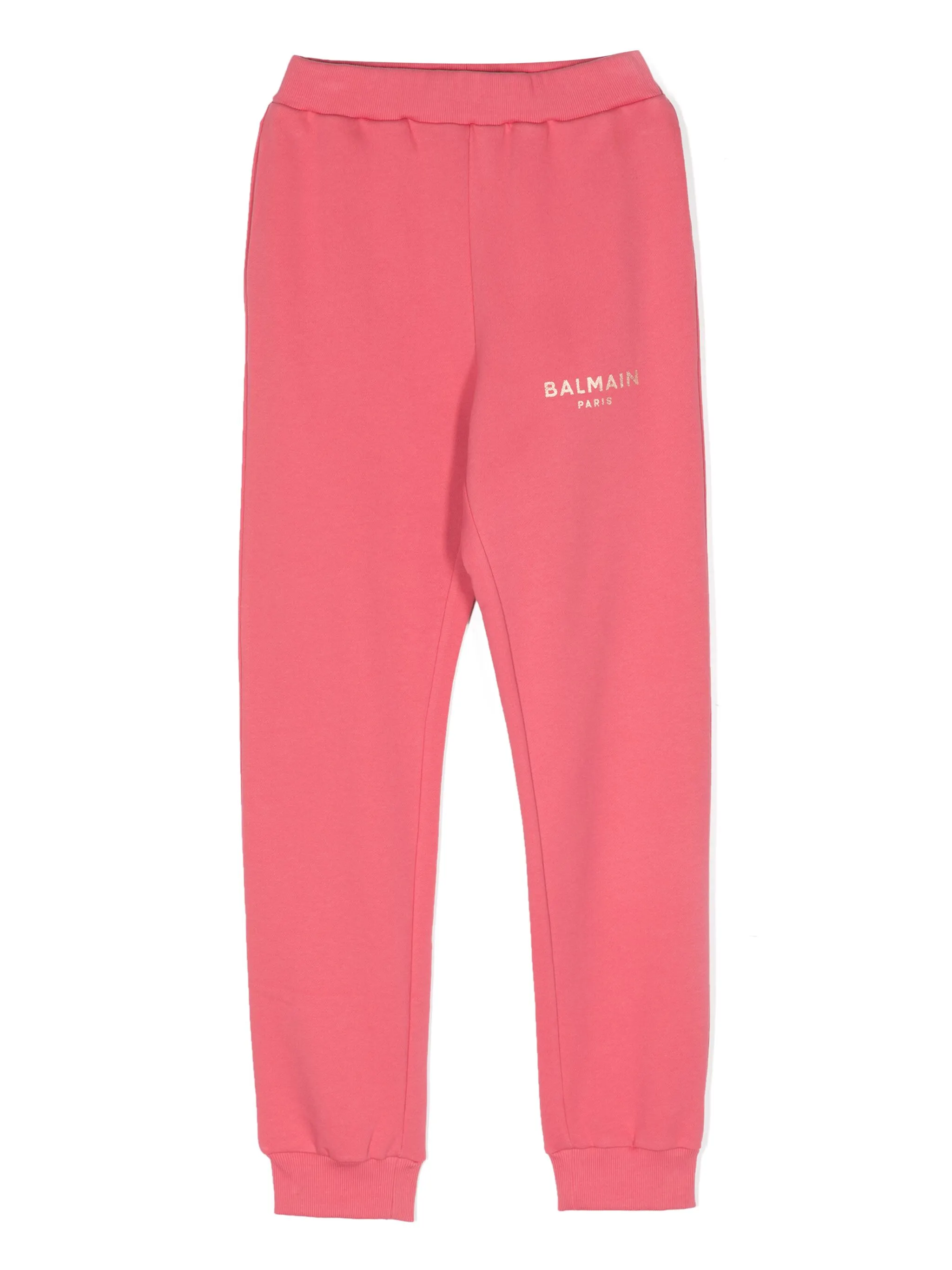 

Спортивные брюки с логотипом Balmain Kids, розовый